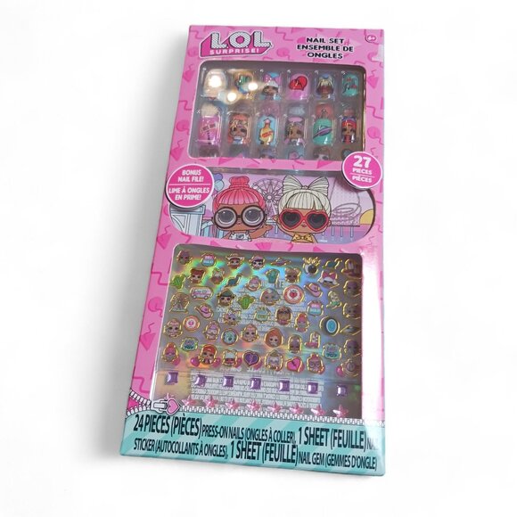 Girls Three Pack Minnie Mouse, Frozen, LOL Nail Art Bundle  Lot - Picture 11 of 13